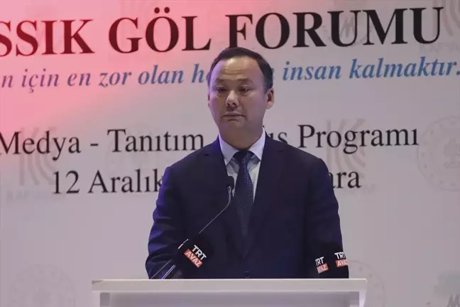 Cengiz Aytmatov'un kurucusu olduğu Uluslararası Issık Göl Forumu Ankara'da açıldı