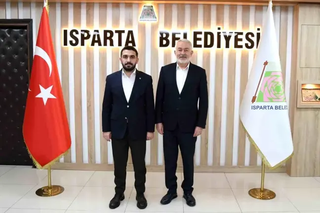 TÜGVA Genel Başkanı İbrahim Beşinci, Belediye Başkanı Şükrü Başdeğirmen'i ziyaret etti