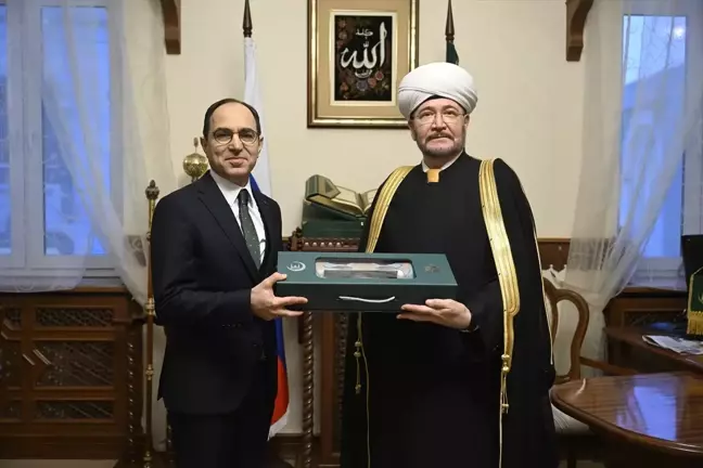 Türkiye'nin Moskova Büyükelçisi Bilgiç, Rusya Müslümanları Dini İdaresini ziyaret etti