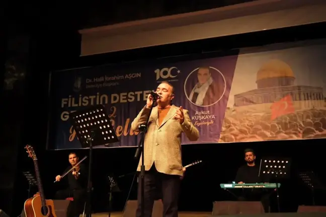Çorum Belediyesi Filistin Destek Gecesi düzenledi