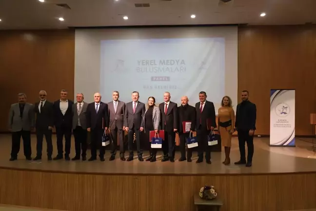 Karabük Üniversitesi Türker İnanoğlu İletişim Fakültesi'nden Yerel Medya Buluşmaları Paneli