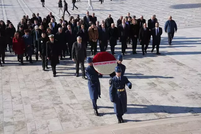 TMOK, Cumhuriyet'in 100. yılı etkinlikleri kapsamında Anıtkabir'i ziyaret etti