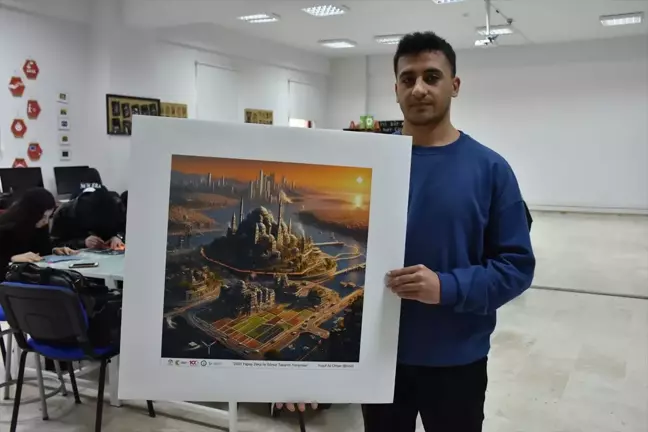 Dumlupınar Üniversitesi öğrencileri yapay zeka ile geleceğin şehirlerini tasarlıyor