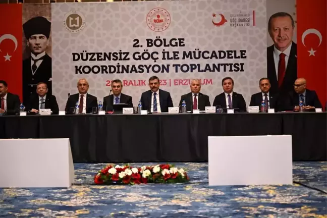 İkinci Bölge Düzensiz Göçle Mücadele Koordinasyon Toplantısı Gerçekleştirildi