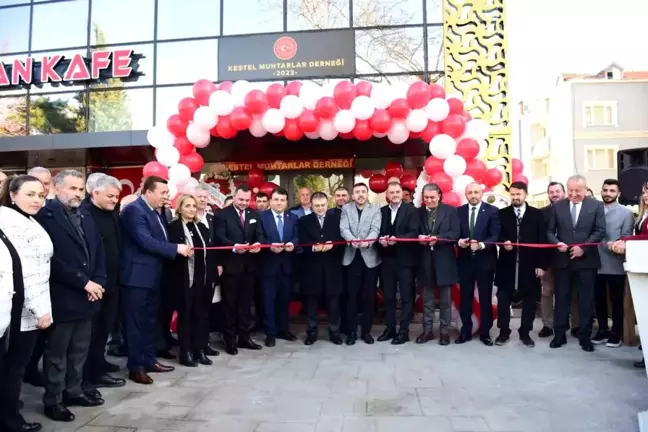 Kestel Muhtarlar Derneği'ne yeni hizmet binası açıldı
