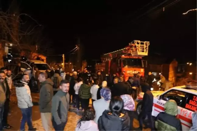 Hakkari'de heyelan sonucu ev hasar gördü