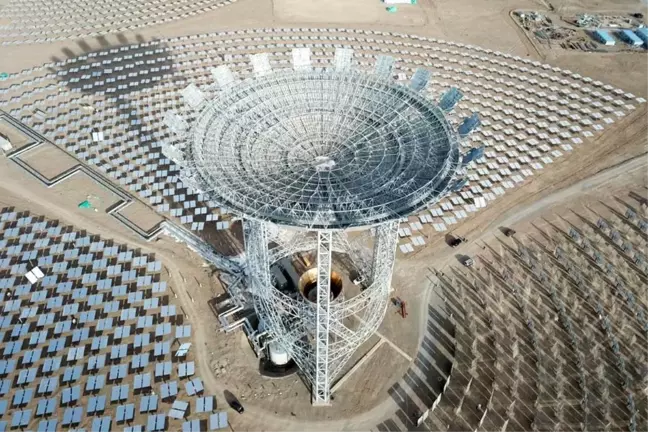 Çin'in Gansu eyaletinde yeni enerji üretimi rekor seviyeye ulaştı