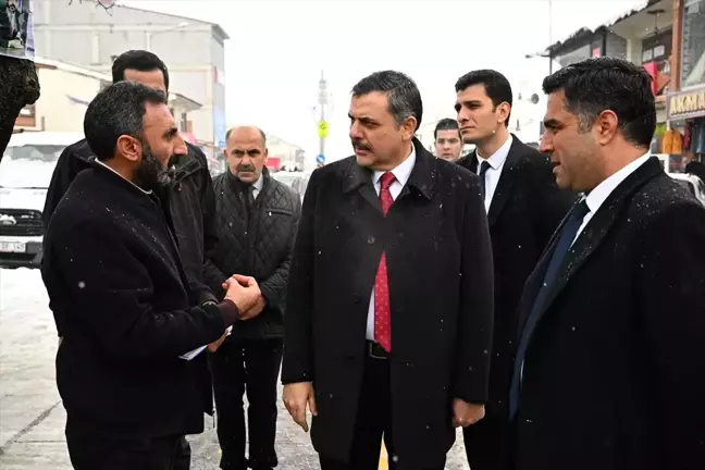Erzurum Valisi Mustafa Çifti, Hınıs ve Tekman ilçelerini ziyaret etti