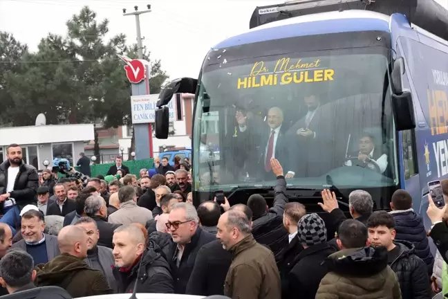 AK Parti Ordu Büyükşehir Belediye Başkan Adayı Mehmet Hilmi Güler, Coşkuyla Karşılandı