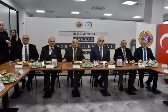 Ordu'da Çalışan Gazeteciler Günü Kutlandı