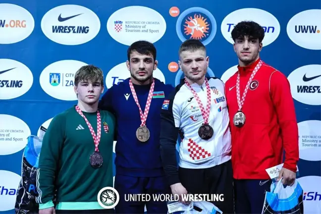Muhammet Ali Göçmen, Zagreb Open'da bronz madalya kazandı