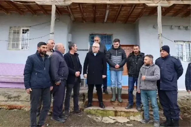 Vali Şimşek'ten köyde inceleme