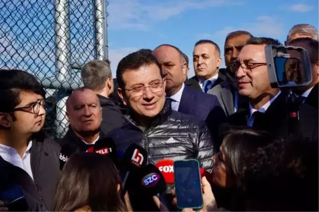 İmamoğlu, Yedikule Gençlik Spor Tesisi'nin açılışında gazetecilerin sorularını yanıtladı