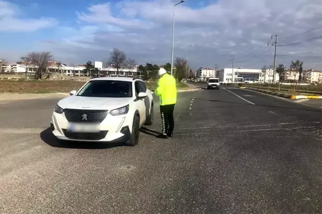 Kırklareli'nde trafik denetiminde cezai işlem uygulandı
