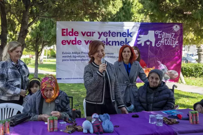 Mersin'de ortopedik engelli bireyler oyuncak yapım atölyesine katıldı