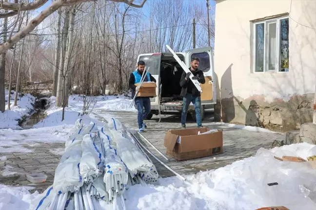 Van'ın Gürpınar ilçesinde doğal gaz dönüşüm projesi tamamlandı