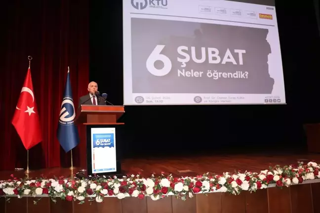 Trabzon Valisi Aziz Yıldırım, depremlerin afet yönetimi önemini vurguladı