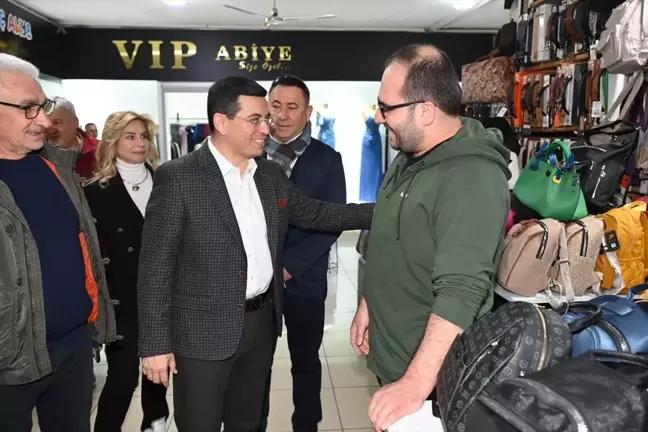 Hakan Tütüncü, Antalya'da esnaf ziyaretleri gerçekleştirdi