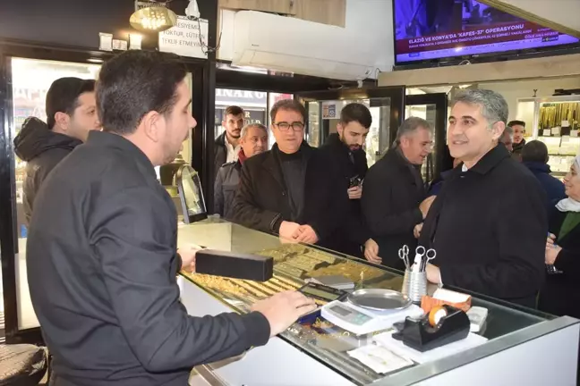 AK Parti Batman Belediye Başkan Adayı Esnafı Ziyaret Etti