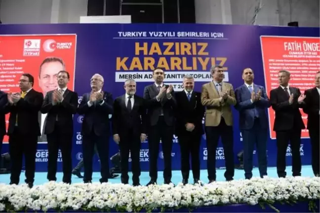 Mersin'de Cumhur İttifakı Belediye Başkan Adayları Tanıtıldı
