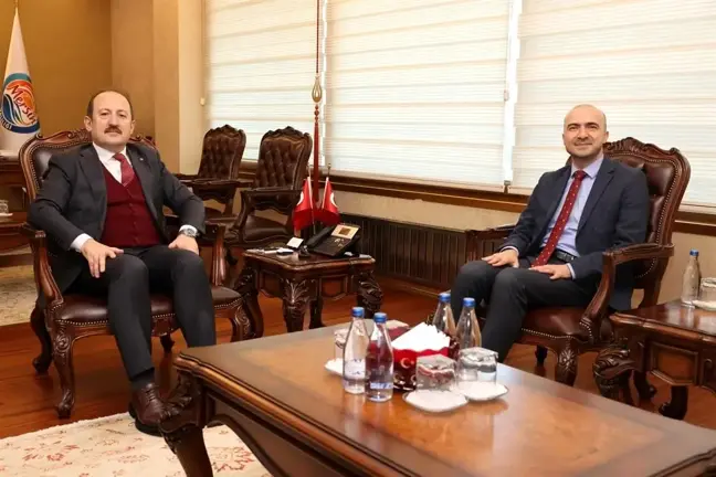 Mersin Valisi Ali Hamza Pehlivan, KOSGEB Başkanı ile Görüştü