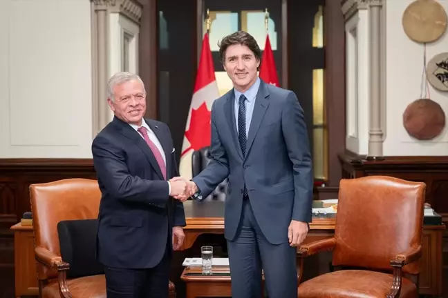 Kanada Başbakanı Trudeau, Ürdün Kralı Abdullah ile görüştü