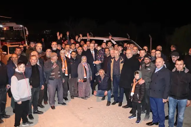 Cumhur İttifakı Akhisar Belediye Başkan Adayı Ömer İşçi Kırsal Mahalleleri Ziyaret Etti