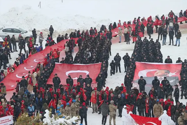 Bayburt'ta Şühedaya Saygı Yürüyüşü Gerçekleştirildi