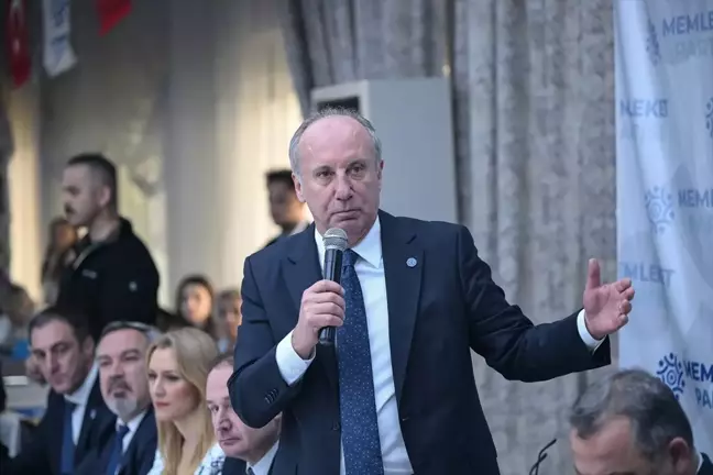 Muharrem İnce, Memleket Partisi'nin İBB Başkan adayını açıkladı