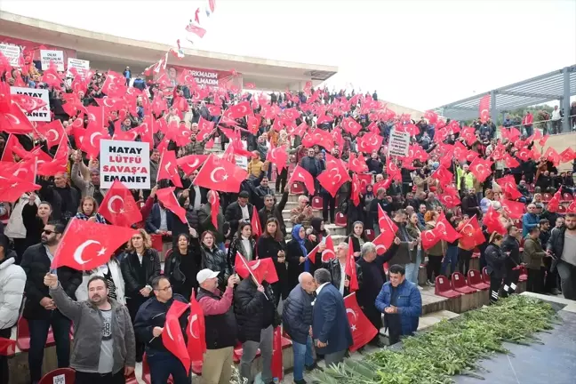 Hatay Büyükşehir Belediye Başkanı Lütfü Savaş Halk Buluşmasında