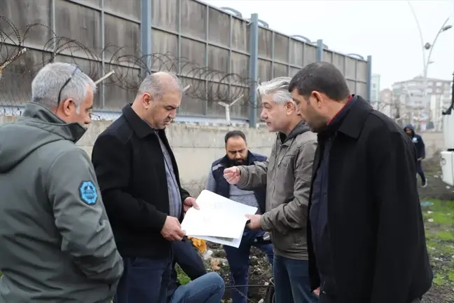 Diyarbakır Meyve Sebze Hali'nde Yağmur Suyu Şebekesi Yenileniyor