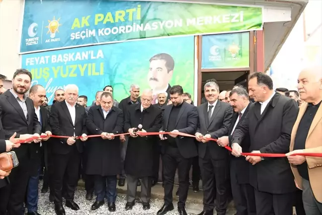 Muş'ta AK Parti Seçim Koordinasyon Merkezi Açıldı