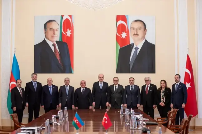 TBMM Başkanı Numan Kurtulmuş, Azerbaycan Başbakanı Ali Asadov ile Görüştü