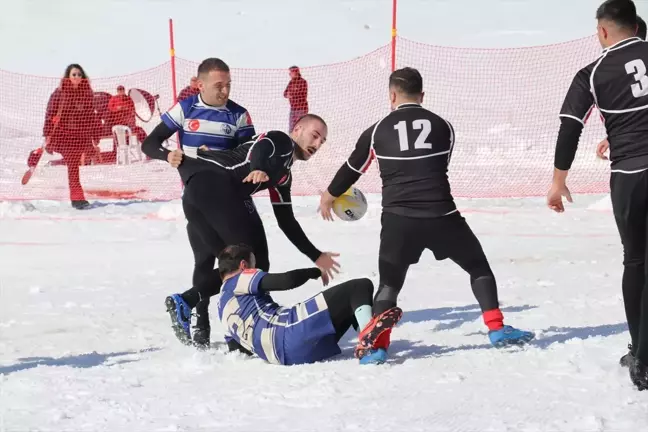 Türkiye'de İlk Kar Ragbi Şampiyonası Isparta'da Başladı