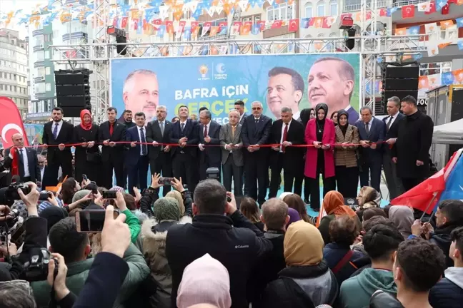 Cumhur İttifakı'nın Bafra Seçim Koordinasyon Merkezi'nin açılışı yapıldı