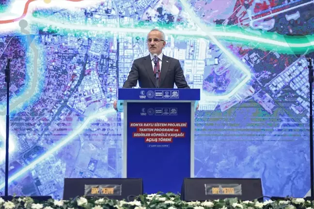 Ulaştırma Bakanı Uraloğlu: Konyaray Projesi trafik yoğunluğunu azaltacak