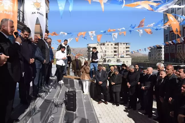 Gercüş ilçesinde AK Parti seçim lokalinin açılışı yapıldı