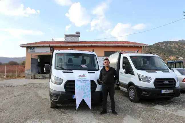 Çorum'da Tarımsal Kalkınma Kooperatifi Süt Toplama Araçlarını Yeniledi