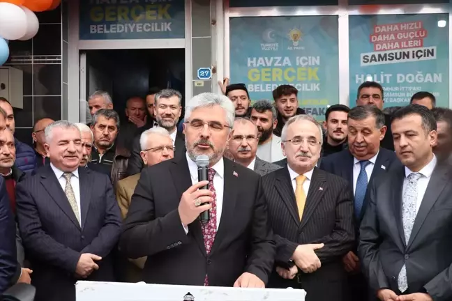AK Parti Havza İlçe Başkanlığı Seçim Koordinasyon Merkezi Açıldı