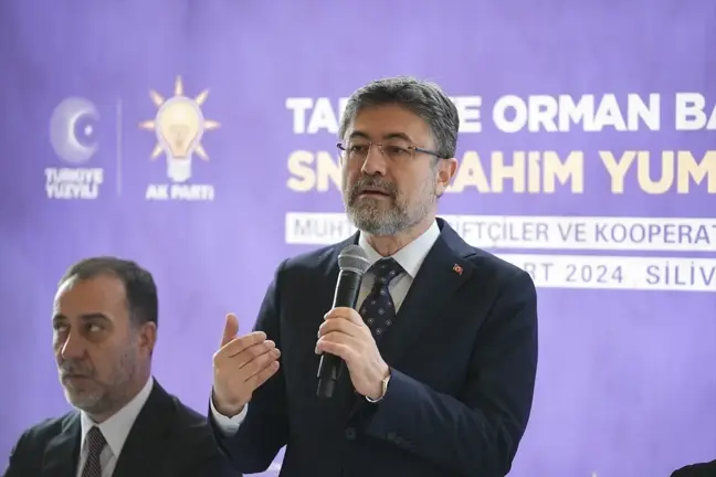 Tarım ve Orman Bakanı Yumaklı: Sürdürülebilir Üretim İstiyoruz