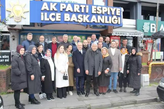 AK Parti Giresun Milletvekili Ali Temür Espiye'de Ziyaretlerde Bulundu