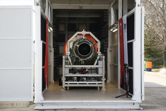 TEI-TF6000 Türkiye'nin İlk Askeri Turbofan Motoru Tanıtıldı