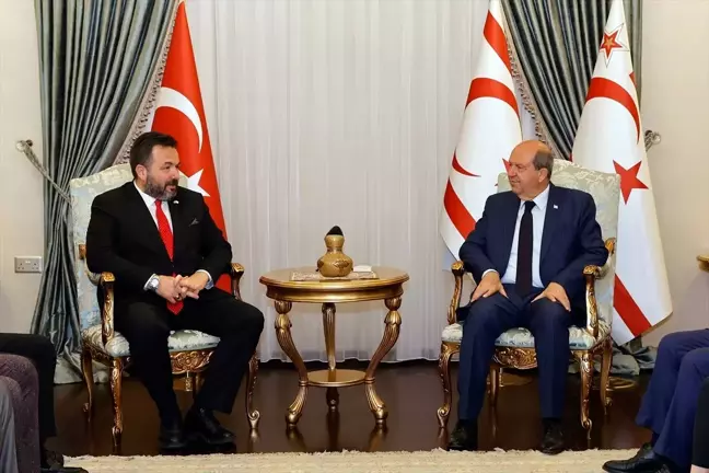 KKTC Cumhurbaşkanı Ersin Tatar, Türk Karate Milli Takımı'nı kabul etti