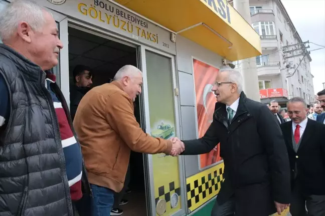 Ulaştırma Bakanı Bolu'da İncelemelerde Bulundu