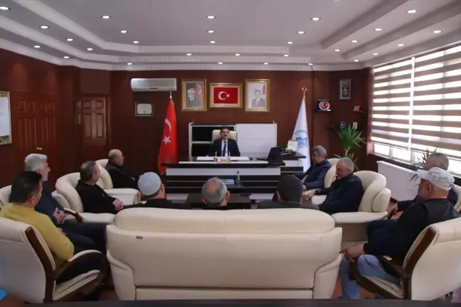 Şarkışla Belediye Başkanı Ahmet Turgay Oğuz'a veda ve teşekkür ziyareti