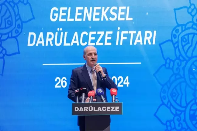 TBMM Başkanı Numan Kurtulmuş, Darülaceze İftar Programı'nda konuştu