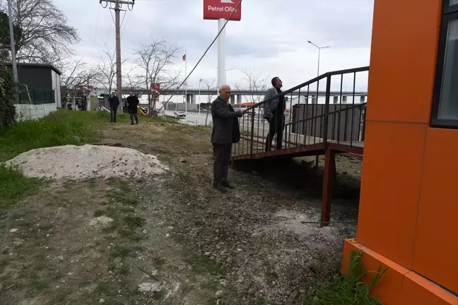 Çanakkale Lapseki Devlet Hastanesi önündeki üst geçide asansör yapılacak
