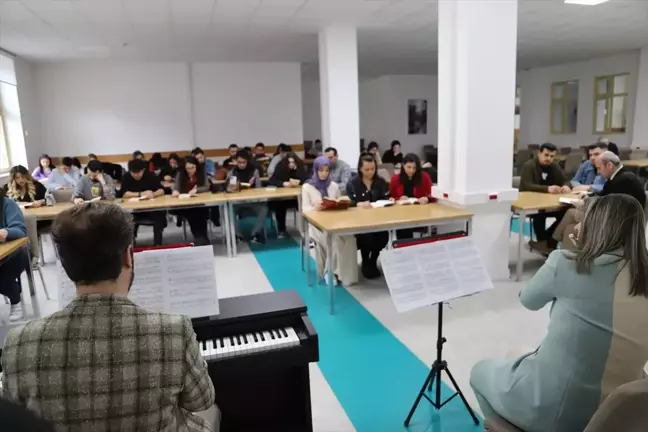 Amasya Üniversitesi'nde Müzik Etkileşimli Kitap Okuma Etkinliği