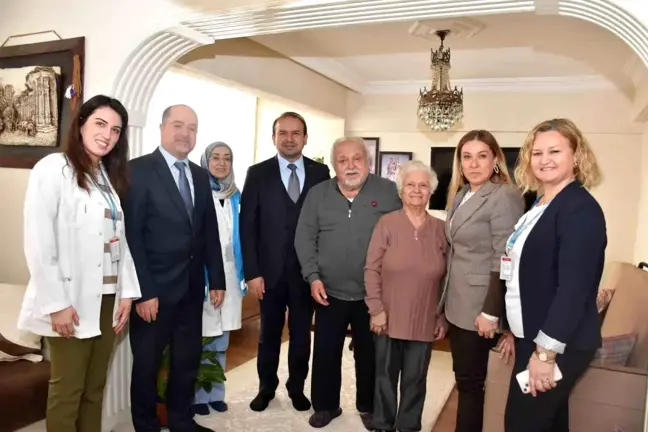 Aydın İl Sağlık Müdürü Dr. Eser Şenkul, hastaları ziyaret etti