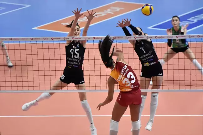Galatasaray Daikin, Nilüfer Belediyespor'u 3-0 mağlup etti